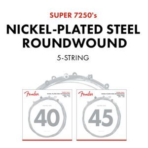 Fender Super 7250s Nickel Plated Bass Strings - (5 String)