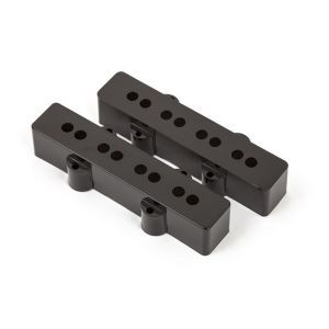 Fender Pure Vintage Jazz Bass Plastic Pickup Cover Set Black