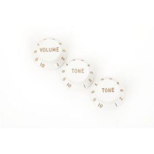 Fender Stratocaster Knobs White