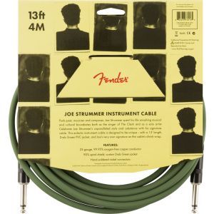 Fender Joe Strummer 13 Instrument Cable Drab Green