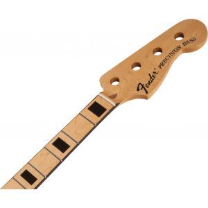 Fender Classic Series 70s Precision Bass Neck 20 Medium Jumbo Frets Block Inlay - Maple Natural