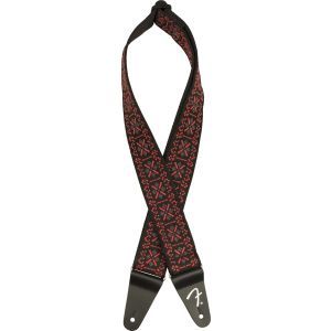 Fender Pasadena Woven Straps Lattice Red