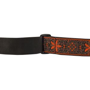 Fender Pasadena Woven Straps Orange Wallflower