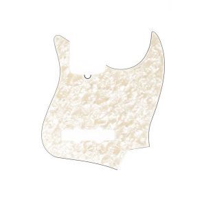 Fender 10-Hole Contemporary Jazz Bass Pickguards Aged White Pearloid