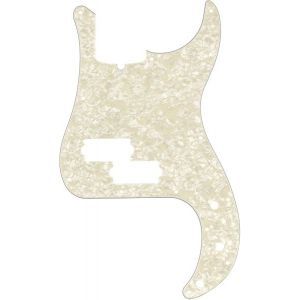 Fender 13-Hole Multi-Ply Modern-Style Precision Bass Pickguards Aged White Moto