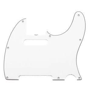 Fender Pure Vintage Pickguard Telecaster 8-Hole Mount Eggshell 3-Ply