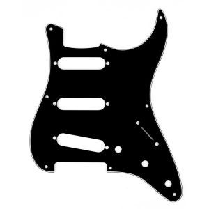 Fender 8-Hole 50s Vintage-Style Stratocaster S/S/S Pickguards Black