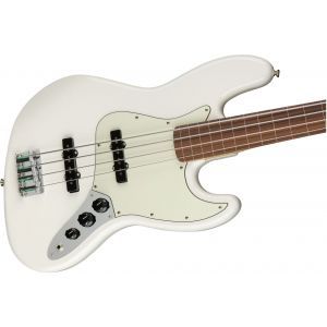Fender Player Jazz Bass Fretless Pau Ferro Fingerboard Polar White