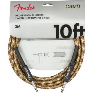 Fender Professional Series Instrument Cable Camo Desert Camo