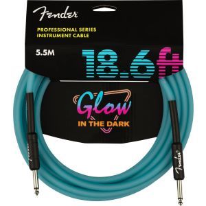 Fender Professional Series Glow in the Dark Cables Blue