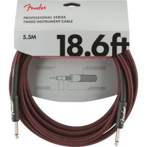 Fender Professional Series Instrument Cable 18.6 Red Tweed