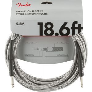 Fender Professional Series Instrument Cable Tweed White Tweed