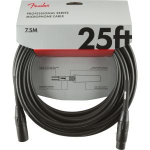 Fender Professional Series Microphone Cable Black