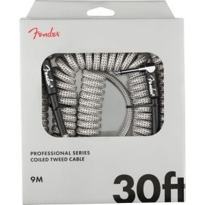 Fender Professional Series Coil Cable Tweed 30 White Tweed