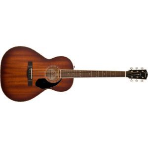 Fender PS-220E Parlor All Mahogany Ovangkol Fingerboard Aged Cognac Burst