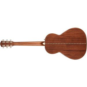 Fender PS-220E Parlor All Mahogany Ovangkol Fingerboard Aged Cognac Burst