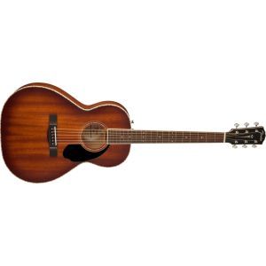 Fender PS-220E Parlor All Mahogany Ovangkol Fingerboard Aged Cognac Burst