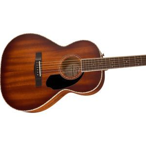 Fender PS-220E Parlor All Mahogany Ovangkol Fingerboard Aged Cognac Burst