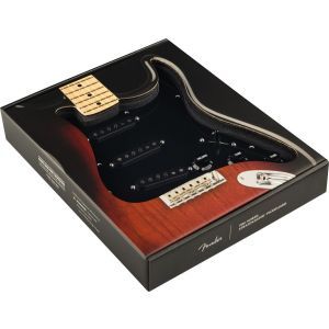 Fender Pre-Wired Strat Pickguard Pure Vintage 65 w-RWRP Middle Black