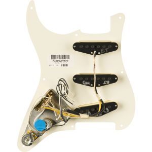 Fender Pre-Wired Strat Pickguard Eric Johnson Signature 1-Ply Parchment