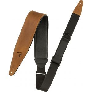 Fender Right Height Leather Strap Cognac
