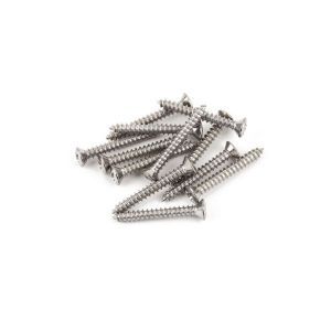 Fender Bass/Telecaster Bridge/Strap Button Mounting Screws Chrome