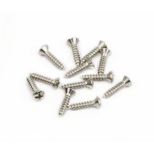 Fender Pickguard-Vintage Bridge Cover Mounting Screws Nickel