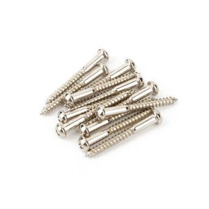Fender Vintage-Style Strat Bridge Mounting Screws Nickel