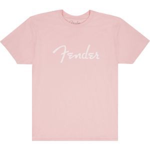 Fender Spaghetti Logo T-Shirt Shell Pink XXL