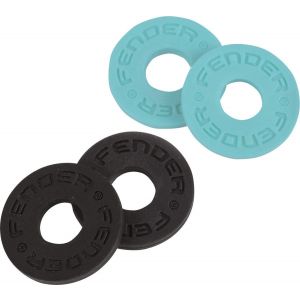 Fender Strap Block 4-Pack Black and Daphne Blue