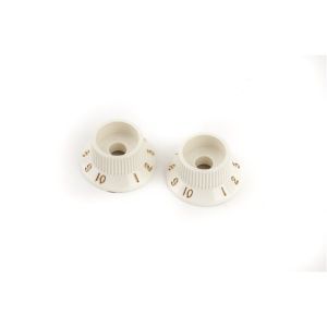 Fender S-1 Switch Stratocaster Knobs Parchment
