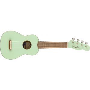 Fender Venice Soprano Uke Walnut Fingerboard Surf Green