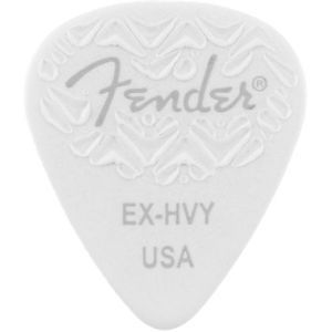Fender 351 Shape White Extra Heavy (6)
