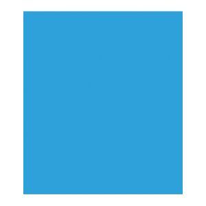 Rosco E-Colour+ 201 Full C.T. Blue – 1,2×7,6m gel roll