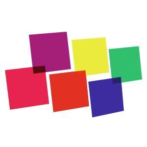 Eurolite Color Foil Set 24x24cm Six Colors