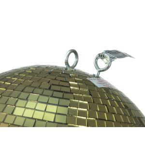 Set glob de oglinda Eurolite Mirror Ball 30cm Gold + husa