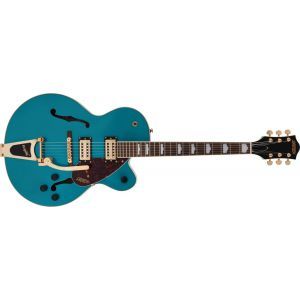 Gretsch G2410TG Streamliner Hollow Body Single-Cut with Bigsby and Gold Hardware Ocean Turquoise