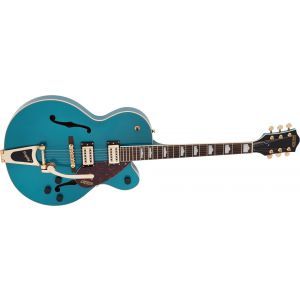 Gretsch G2410TG Streamliner Hollow Body Single-Cut with Bigsby and Gold Hardware Ocean Turquoise