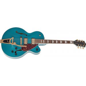 Gretsch G2410TG Streamliner Hollow Body Single-Cut with Bigsby and Gold Hardware Ocean Turquoise