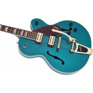 Gretsch G2410TG Streamliner Hollow Body Single-Cut with Bigsby and Gold Hardware Ocean Turquoise