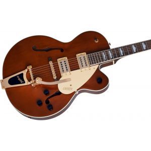 Gretsch G2410TG Streamliner Hollow Body Single-Cut with Bigsby and Gold Hardware Single Barrel Stain