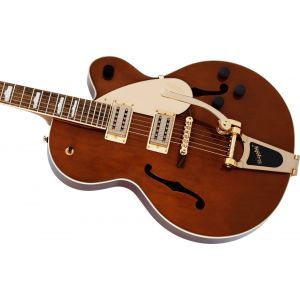 Gretsch G2410TG Streamliner Hollow Body Single-Cut with Bigsby and Gold Hardware Single Barrel Stain