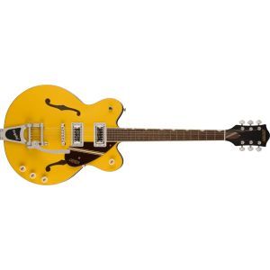 Gretsch G2604T Streamliner Rally II Center Block Double-Cut with Bigsby Bamboo Yellow and Copper Metallic