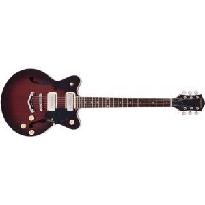 Gretsch Guitars G2655-P90 Streamliner Center Block Jr. Double-Cut P90 with V-Stoptail Claret Burst