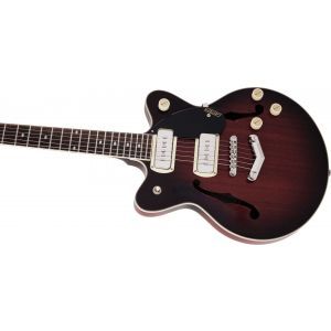 Gretsch Guitars G2655-P90 Streamliner Center Block Jr. Double-Cut P90 with V-Stoptail Claret Burst