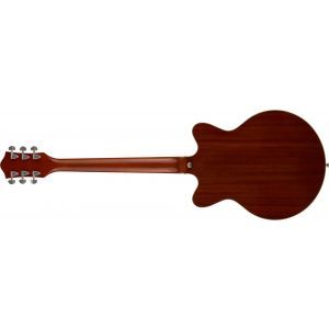 Gretsch Guitars G2655T-P90 Streamliner Center Block Jr. Double-Cut P90 with Bigsby Two-Tone Midnight Sapphire and Vintage Mahogany Stain