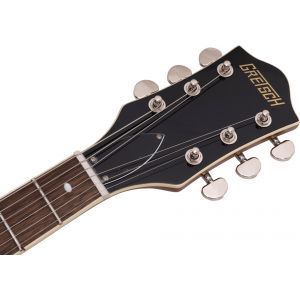 Gretsch Guitars G2655T-P90 Streamliner Center Block Jr. Double-Cut P90 with Bigsby Two-Tone Midnight Sapphire and Vintage Mahogany Stain