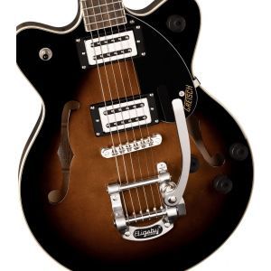 Gretsch Guitars G2655T Streamliner Center Block Jr. Double-Cut with Bigsby Brownstone Maple