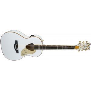 Gretsch Guitars G5021E Rancher Penguin Parlor Acoustic-Electric White