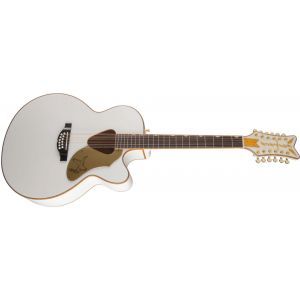 Gretsch Guitars G5022CWFE-12 Rancher Falcon Acoustic - Electric 12-String White